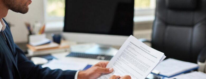 Atlanta hard money lender reviewing real estate investment property loan documents with investor